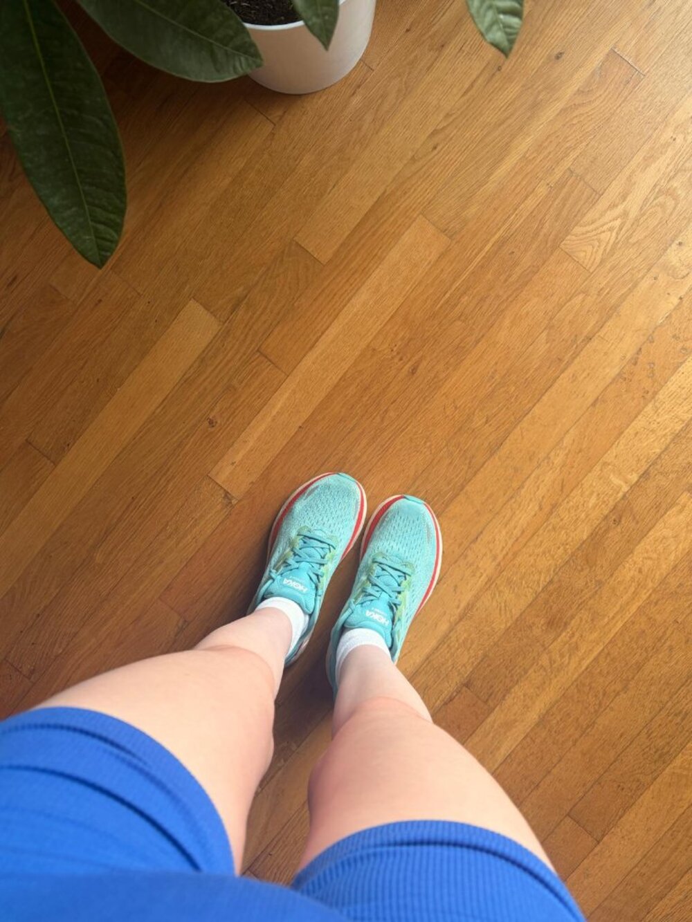 Hoka Clifton 8 running walking athletic shoes women's turquoise mint red